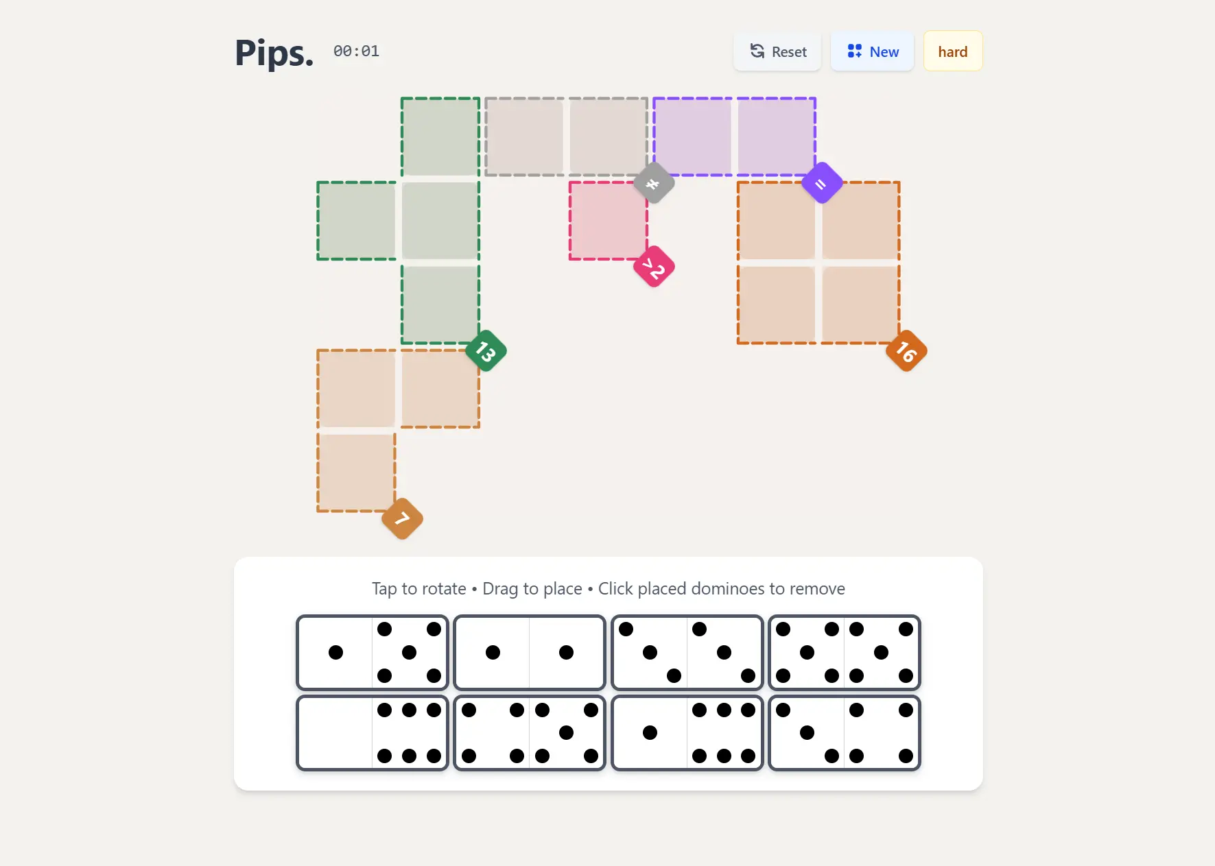 Pips Gameplay: Game screen-1